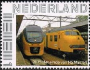 year=2015, Dutch personalized stamp commemorating the end of MAT 64